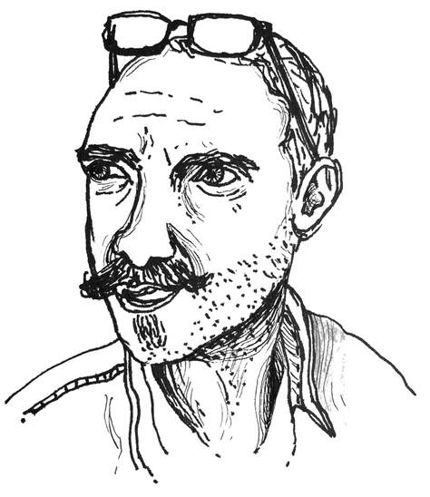 Portrait illustration James Victore
