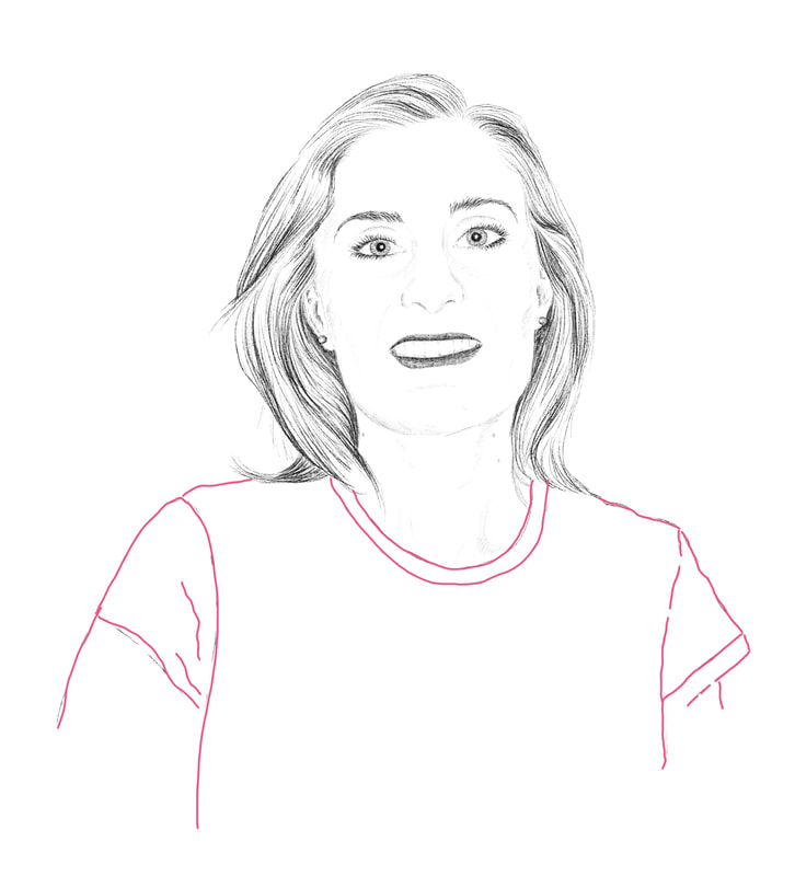 Portrait female illustration